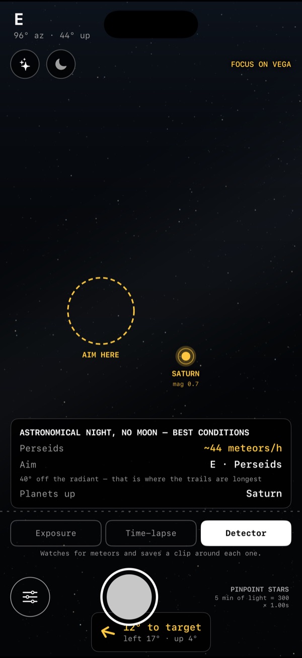 Meteor detector